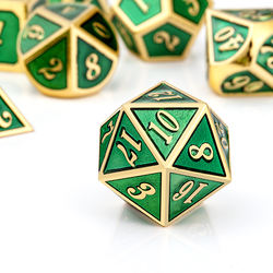 Custom D20 Metal Dice,  Wholesale Zinc Alloy D20 Metal Dice, Accept Custom Brand