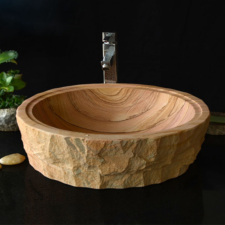 Stone sink bowl oil tank cover