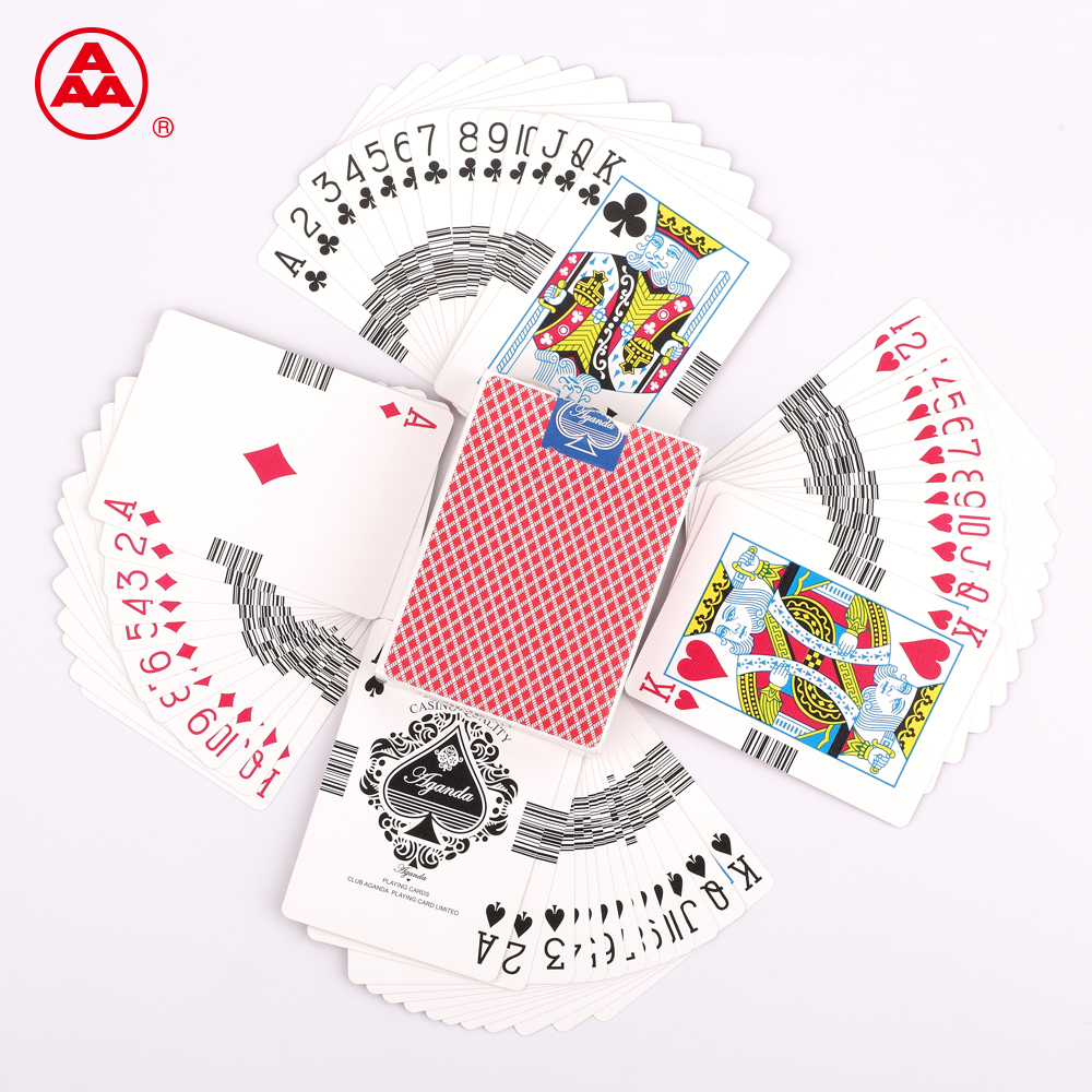 OEM доступны индивидуальные покерные карты пользовательские печатные бумажные покерные игральные карты