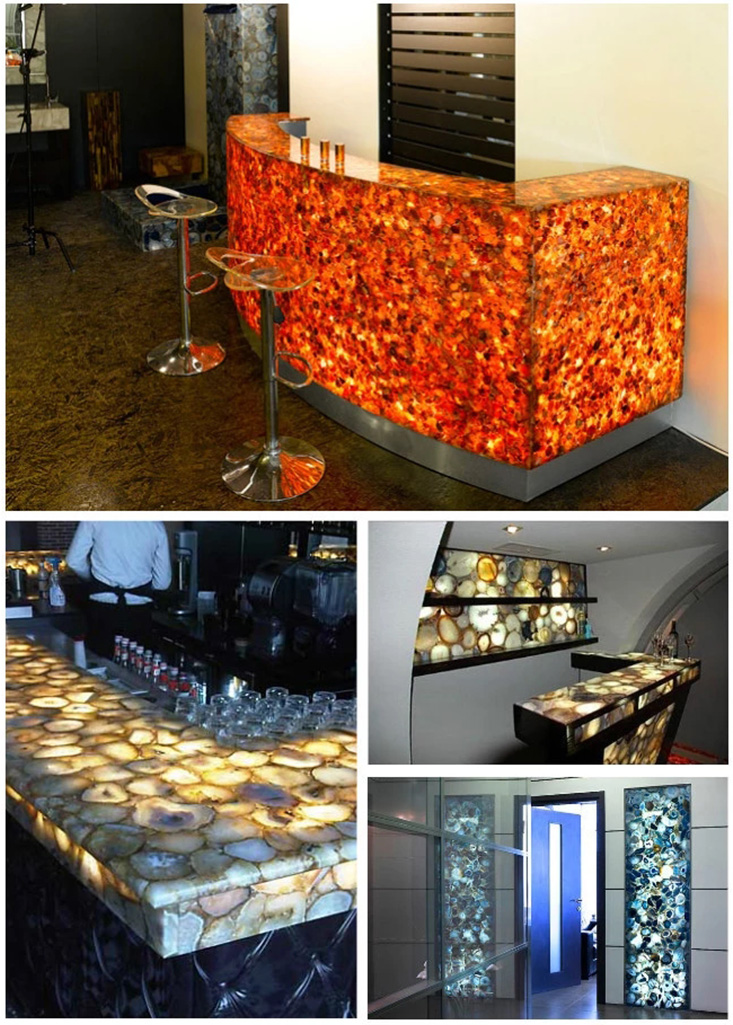 natural semiprecious stone slabs, red granite stone slab
