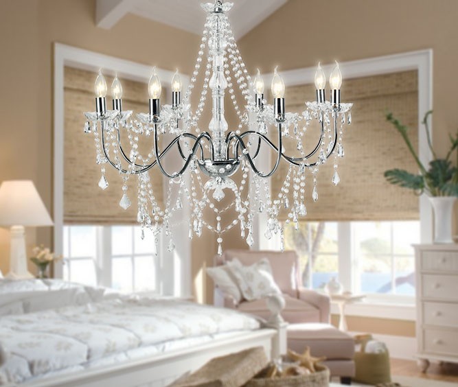 K9 or K5 chromed crystal droplet semi-flush wedding decoration chandelier ceiling lighting