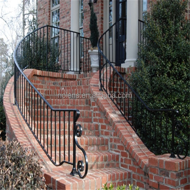 Легко собранные железные балконные перила цена, лестничные перила, кованые перила лестницы