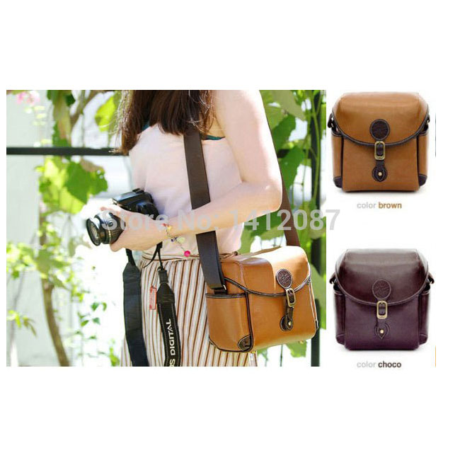Кожаная сумка в английском ретро-стиле для видеокамеры, сумка через плечо для цифровых зеркальных камер, сумки для хранения