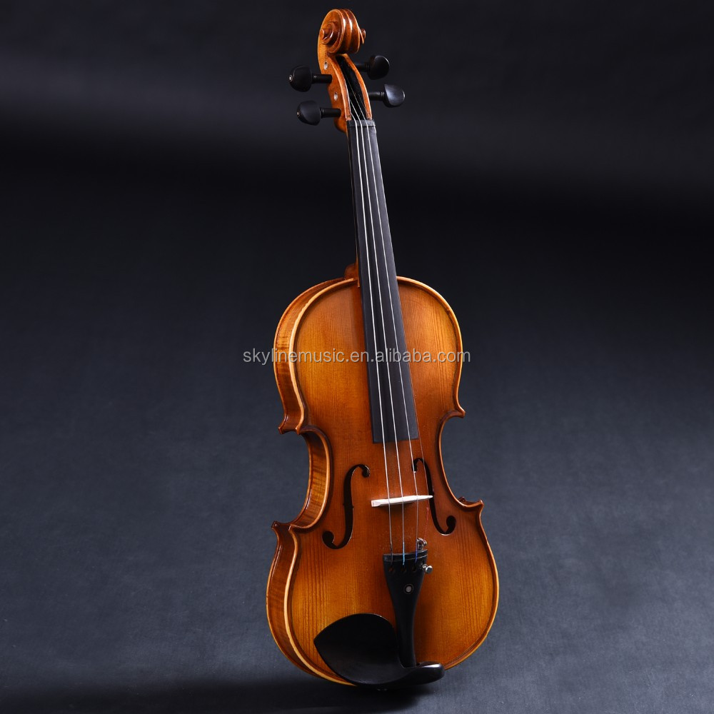 va-402 毛毛虫手工古典系列小提琴,固体 flamed 枫木小提琴