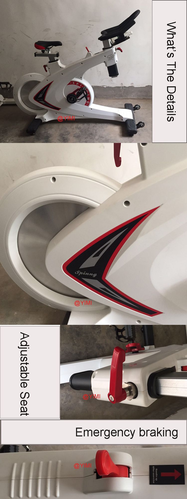 Cheaper Stationary Bicycle Health ware Spin Magnetic Resistance Exercise Bike