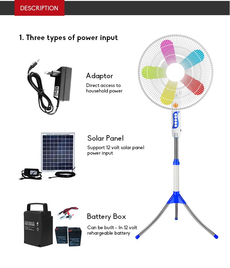 Cheap Price 12W 16 Inch 12v DC Solar Fan less 15W 18 Inch Solar DC Fan Good For Fan Solar System And Solar Panel