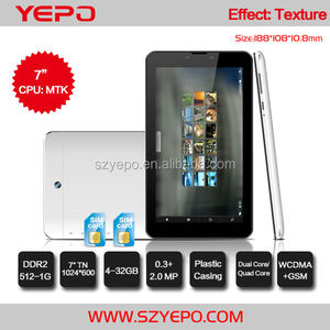 Leather Casing MTK 8312 GPS/ BT/FM 7 inch TAB China Tablet PC Manufacturer