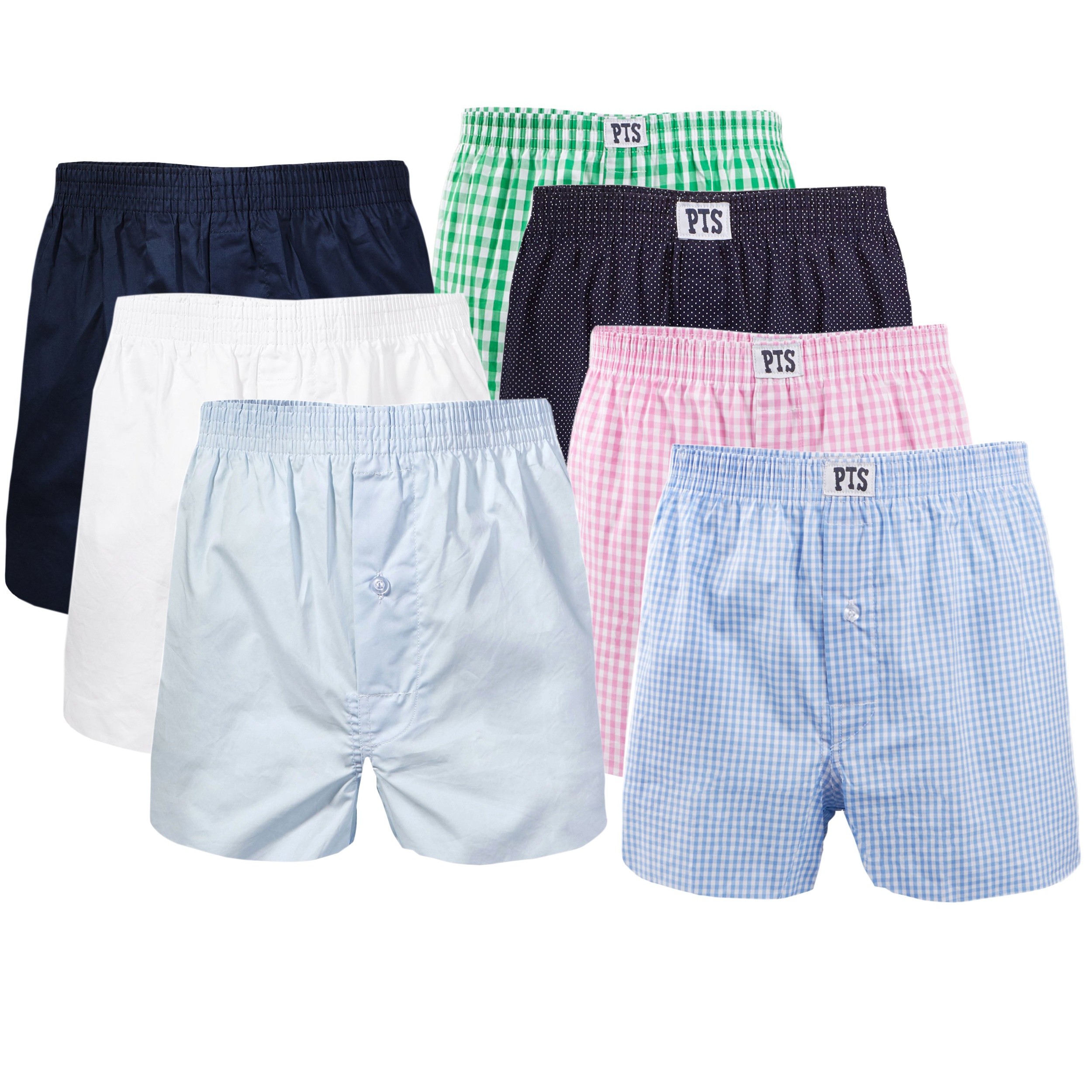 men's no fly cotton boxer briefs