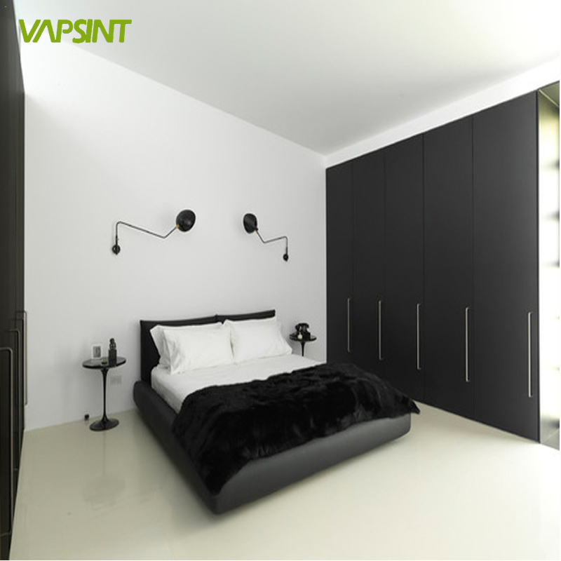 Factory modular homes furniture wooden almirah designs in bedroom