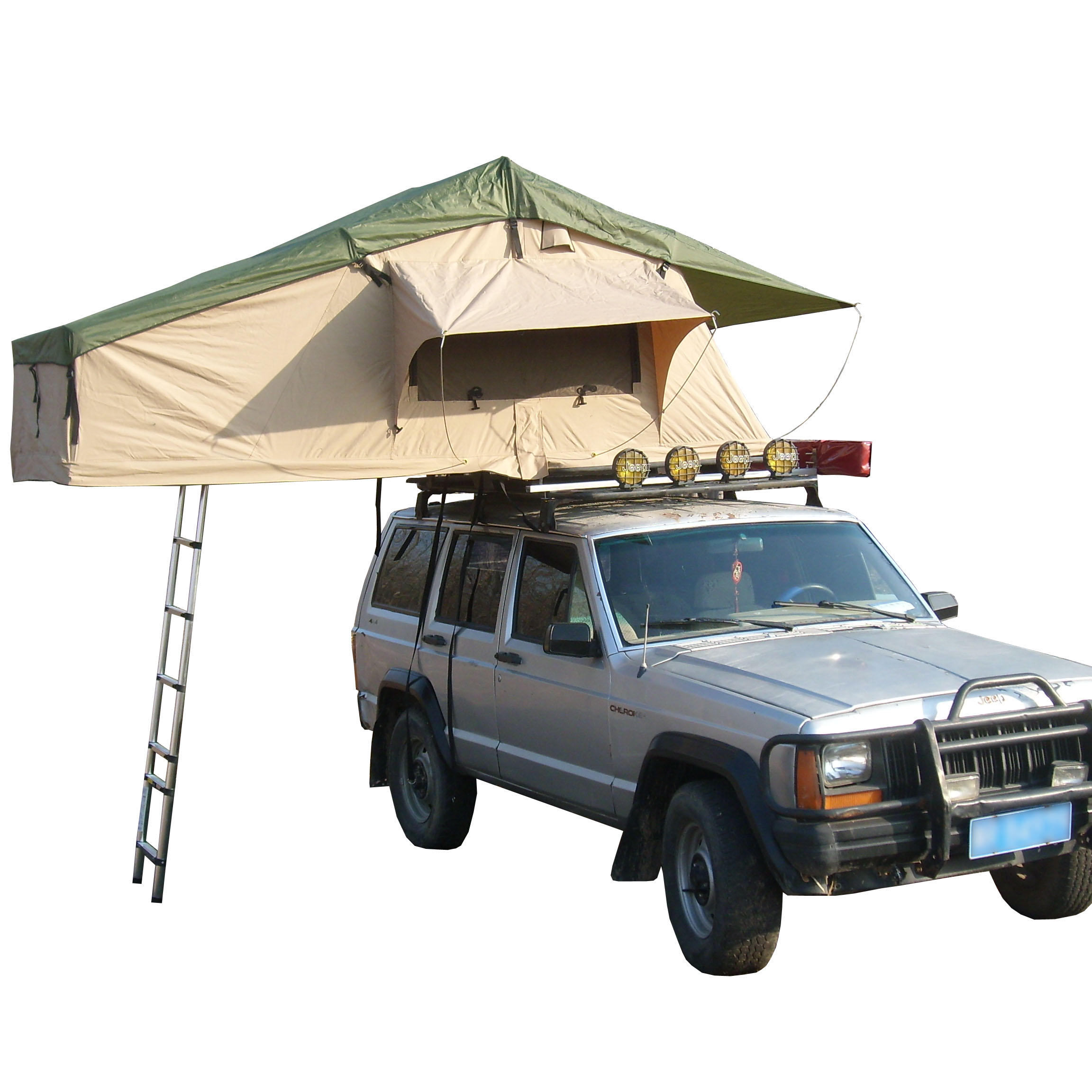 Ontdek de fabrikant Auto Rek Tent van hoge kwaliteit voor Overland Trailer GreenBeigeKhaki Car Roof Top TentCar