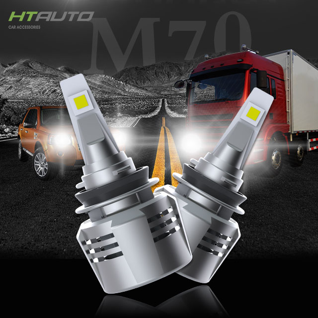 HTAUTO Новое поступление 12 в 24 в 80 Вт 8000 лм H11 Светодиодная лампа для автомобильных фар для грузовиков