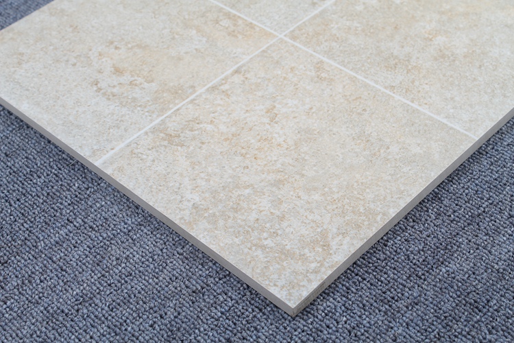 Egypt Cheap Non Slip Bathroom Travertine Concrete Beige And Gray Size 30X30 Ceramic Floor Tile