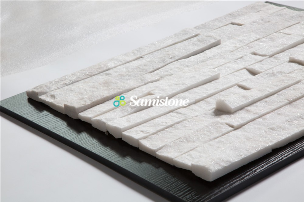 Samistone White Slate Culture Stone Wall Cladding for Villa Exterior Interior