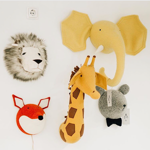 stuffed animal wall mount