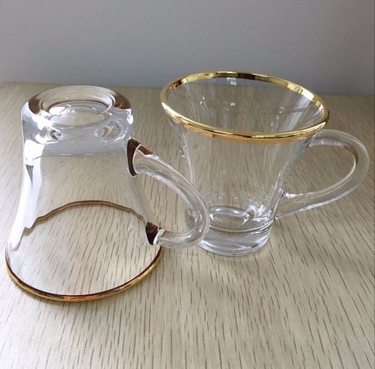 Wine Glass Shot Cup With Handle Small Size Bullet Liquor Vodka Tequila Cordials Whisky Shot Glass For Bar