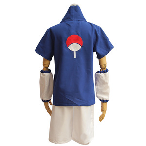 Japanese Anime Naruto Uchiha Sasuke Adult Women Whole Set Halloween Cosplay Costume