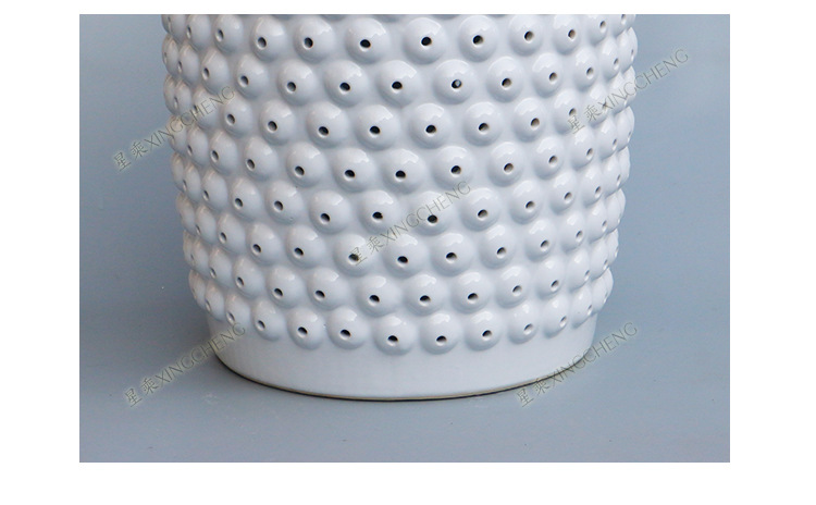 Porcelain outdoor garden seat  Chinese ceramic stool and standing for Dressing or Shoe changing stool at home