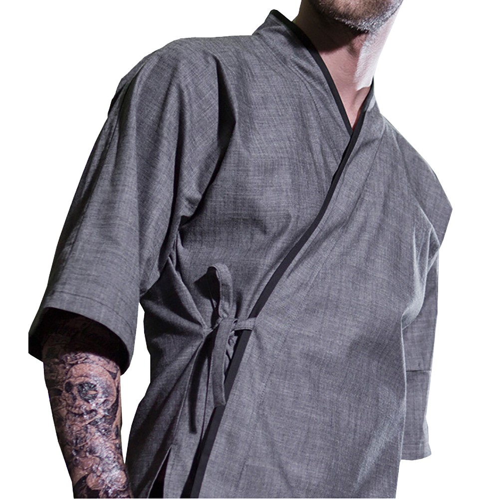 Одежда шеф-повара, пальто шеф-повара с жемчужными пуговицами-легкая в уходе саржевая куртка шеф-повара для мужчин