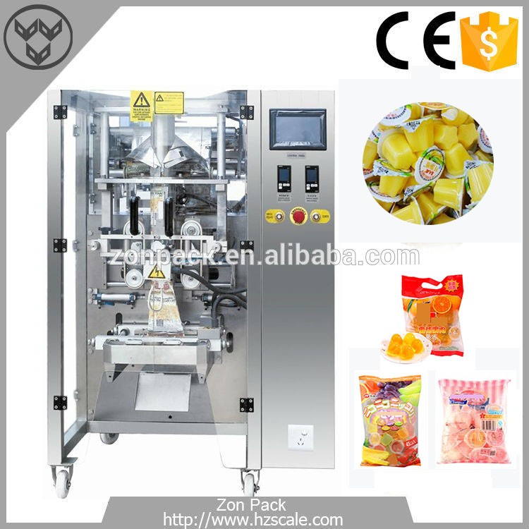 Automatic Jelly Candy Weight Packing Machine With Printing Machine