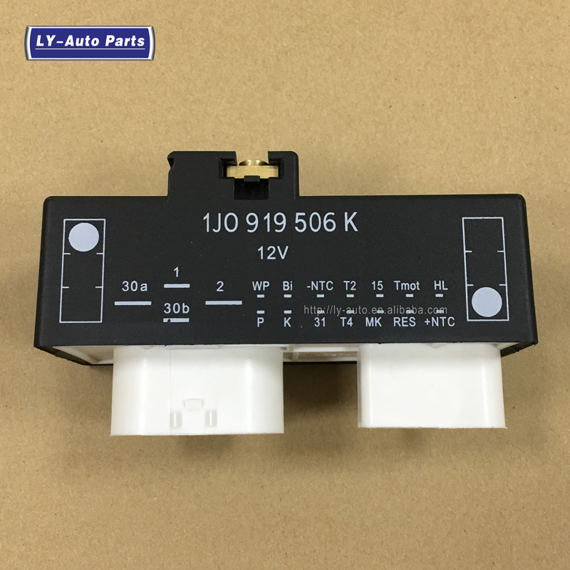 1J0 919 506 K Controlador De Ventilador Nuevo M/ódulo De Control De Ventilador El/éctrico Radiador Unidad De Control del Ventilador De Enfriamiento M/ódulo De Rel/é para Audi TT VW Wolkswagan Jetta