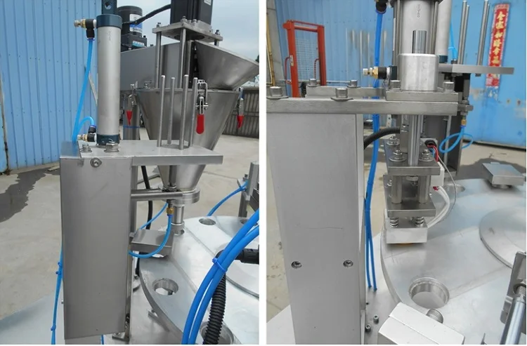 Automatic k cup filling rotary machine