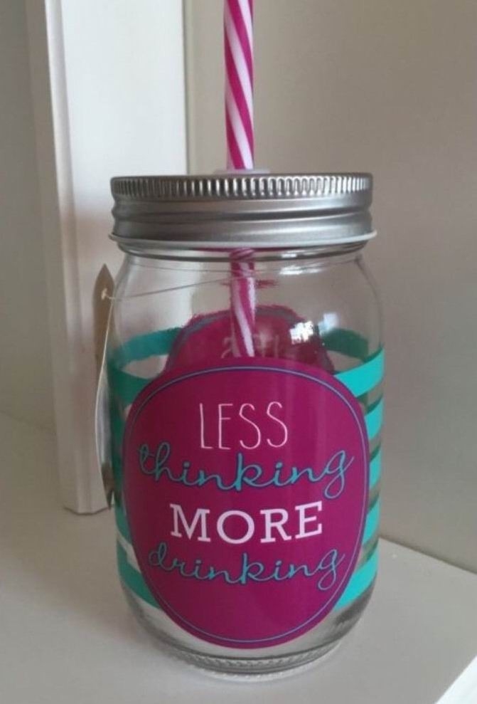 diamond wide mouth glass mason jar/glass jam jar with aluminum lid and straw