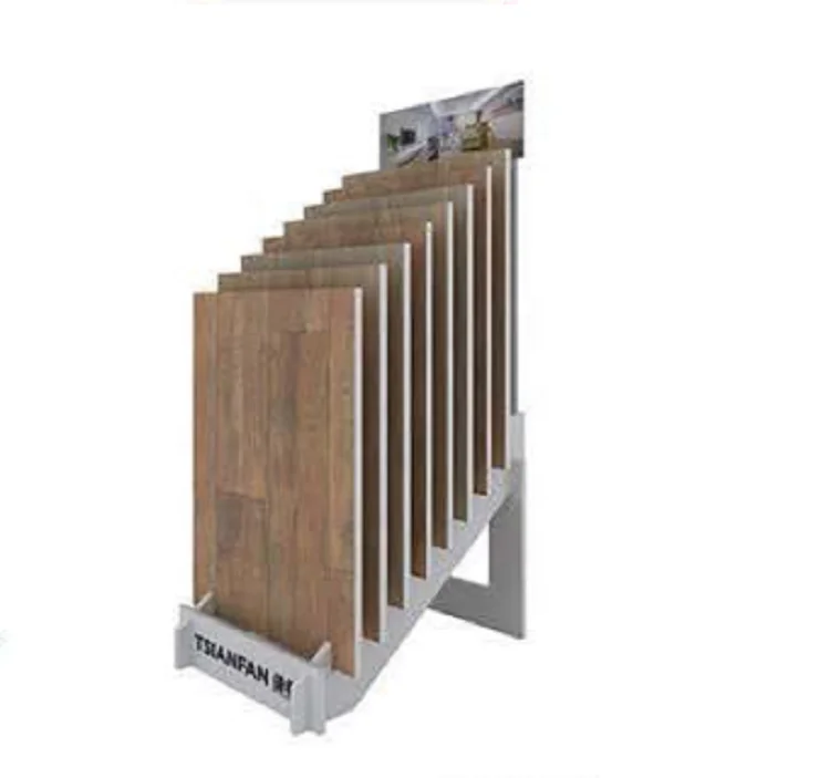 WD3002- Wood Flooring Tile Display Stand Floor Display Stands for Tiles
