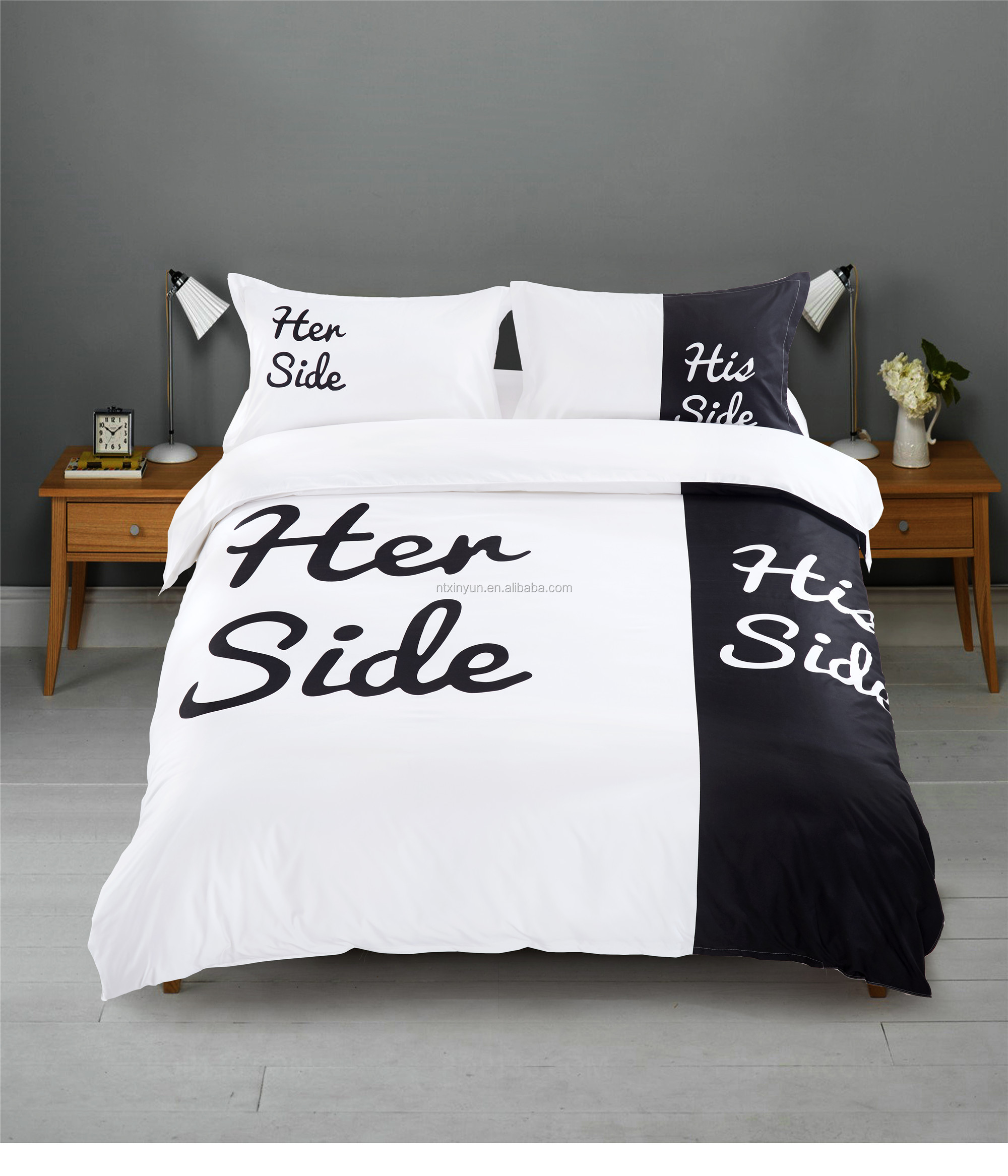 Cheap duvet covers & pillow-Microfiber Comforter set- quilt machine Bedding Sets-Together pattern