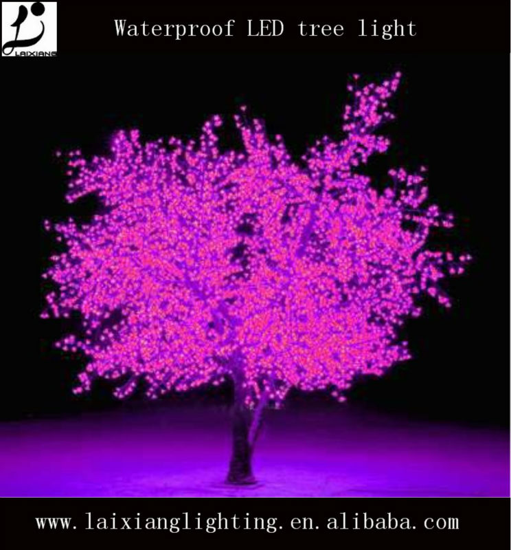 2.8m LED outdoor tree lights cherry garden decorative tree light