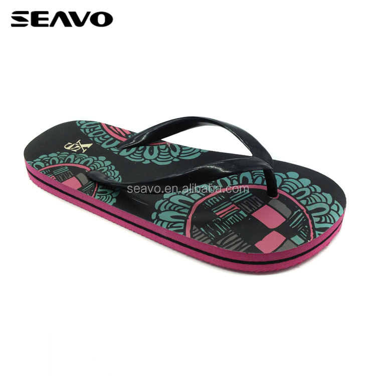Шлепанцы SEAVO для детей, простые черные радужные шлепанцы с принтом на заказ