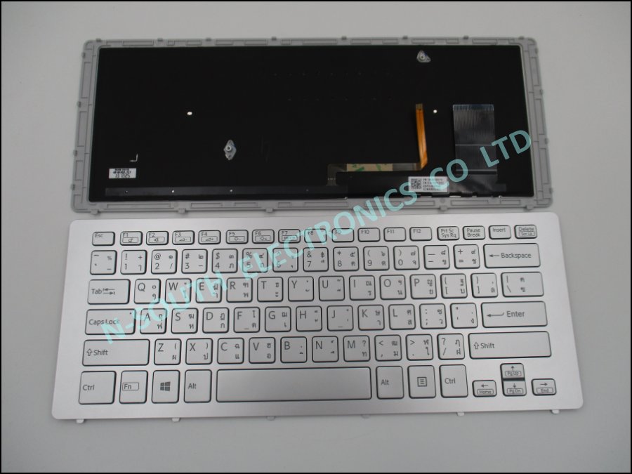 Black Sony VAIO SVE14A SVE14AG non-backlit Keyboard 149009711US 9Z.N6BBF.C01
