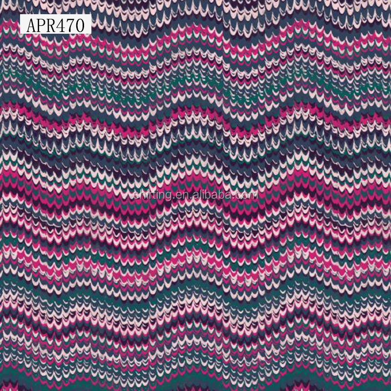 Модные текстильны ткани вискоза печати ткань для пошива женских платьев