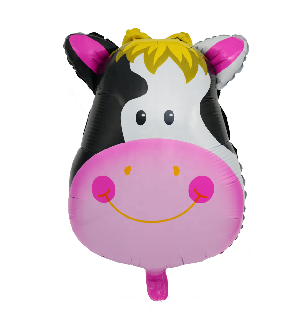 TF 2019 vaca forma animal de fazenda crianças brinquedo bebê chuveiro partido decoração mylar balões de hélio balão da folha de aniversário meninos meninas aniversário
