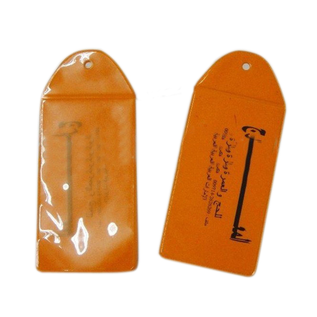 Double billet de loterie titulaire en pvc noir