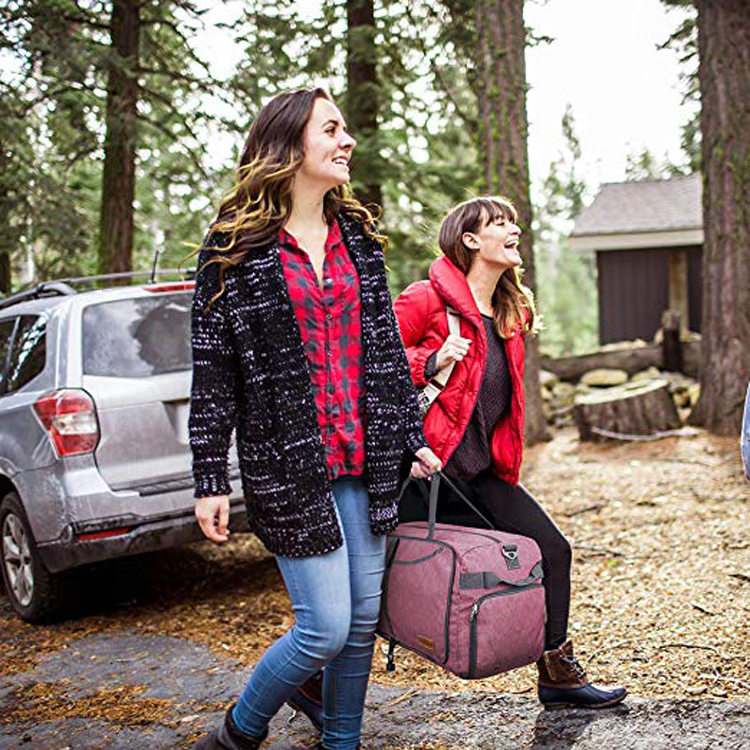 Borsone Premium Weekender pieghevole impermeabile da 65 litri con scomparto per scarpe