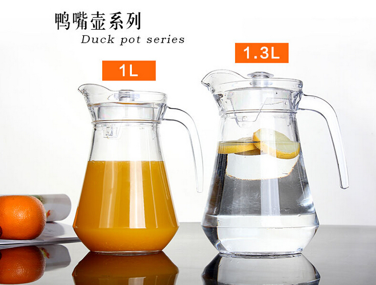 high quality hot sale 1.3L  glass jug glass pitcher glass bottle for wholesale