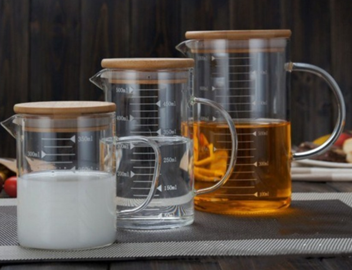 Measuring Borosilicate Caffeine Glass Beaker Mug With Mark Line Measuring Cup