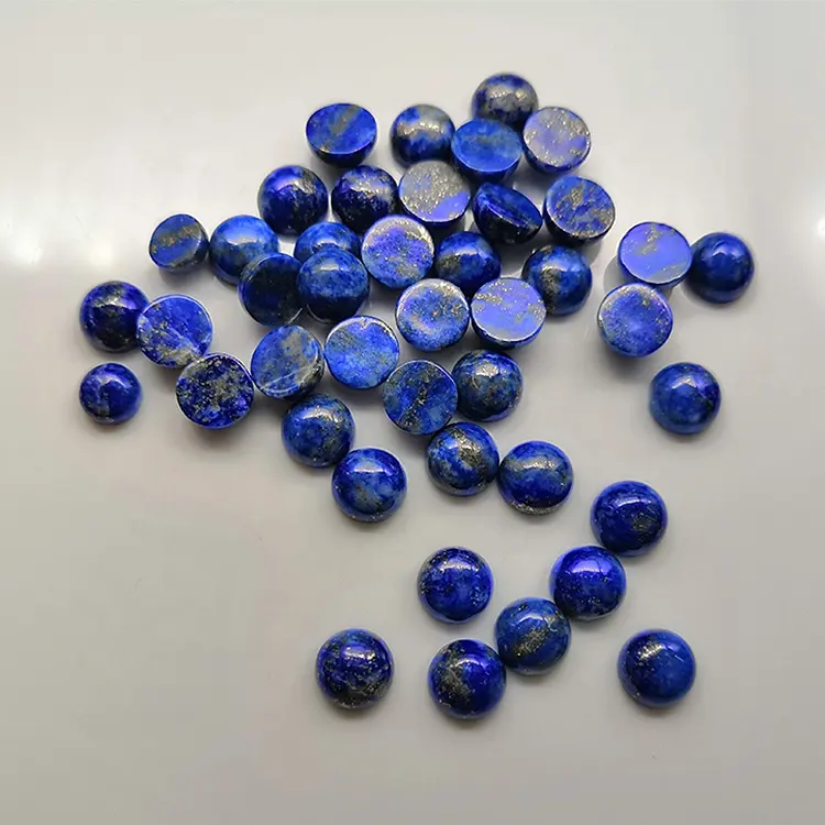 250 Cts Beautiful Blue lapis lazuli cabochon Loose Gemstone Lot