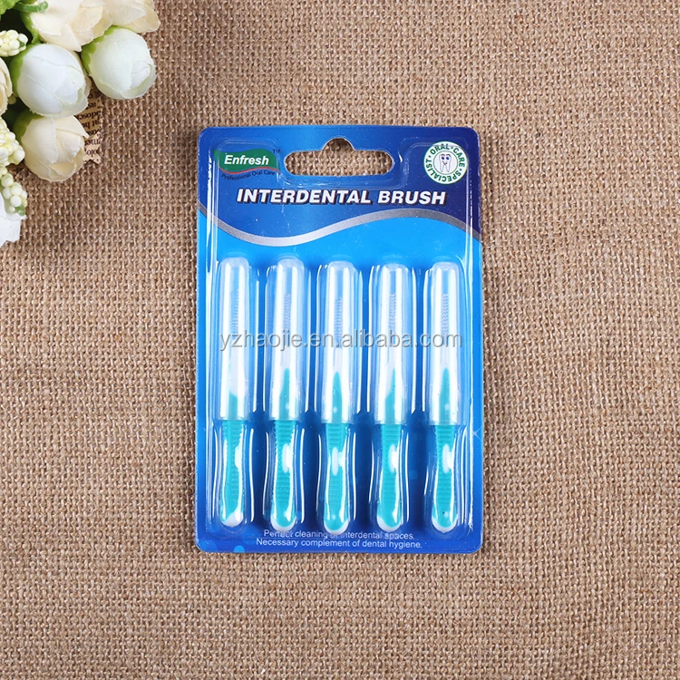 Factory "1" I Shape Coated Wire Interdental Brush DuPont Bristles Ss S M L