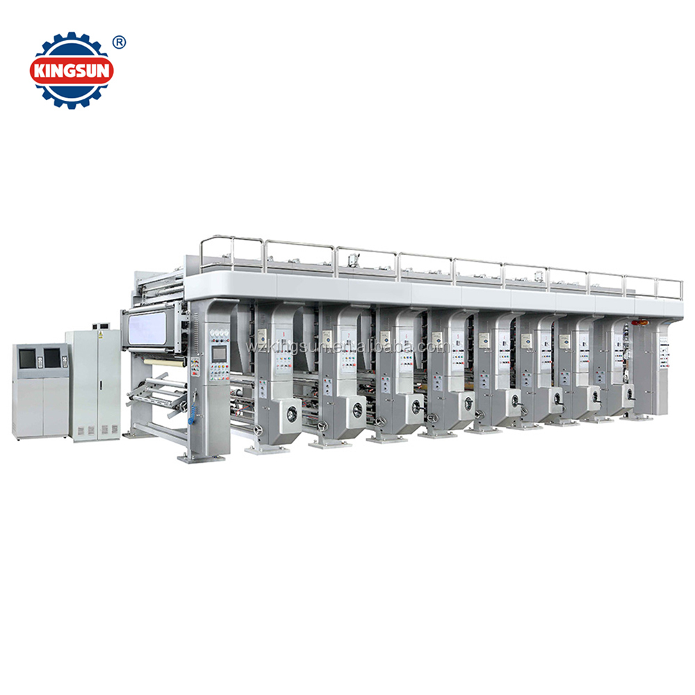 KMASY-E Series, компьютерное управление, 6 цветов, пластиковый пакет, машина для ротогравюры