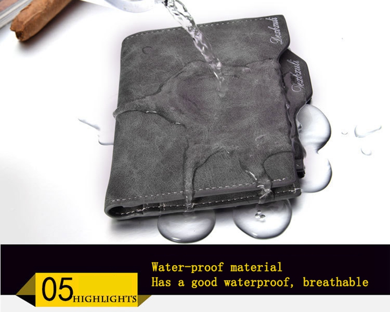 Dexbxuli D1282 Wallet Men Soft Leather wallet with removable card slots multifunction men wallet purse male clutch top quality