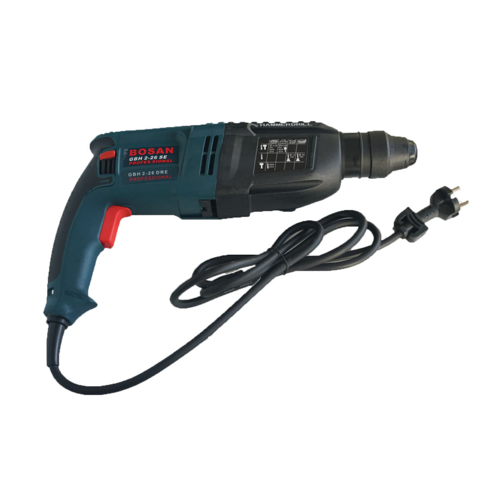 BOSAN 220 В 800 Вт 26 мм с пластиковой коробкой молоток сверлильный станок DFR роторный молоток