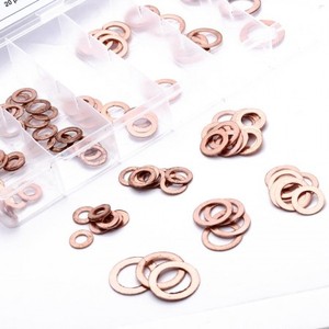 110 Copper Washer Seals Ring Assortment 6 Sizes