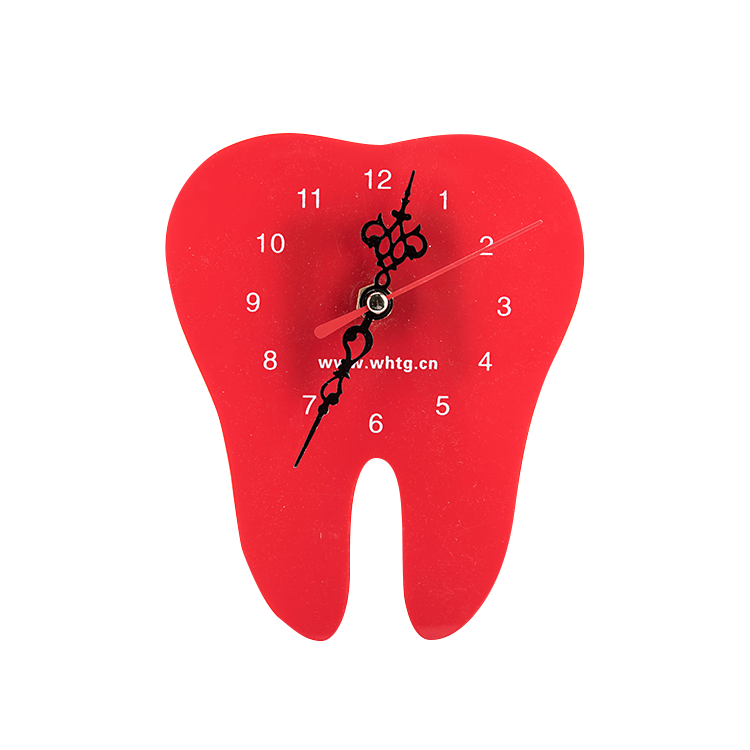 colorful dental tooth shape clock dental too clock dental clock