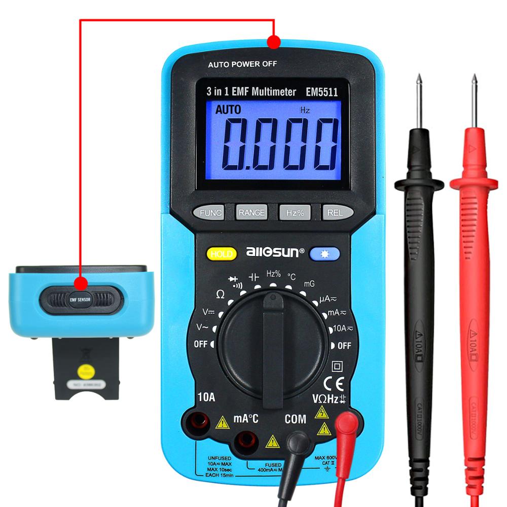 ALLOSUN EM127 Digital Automotive Multimeter all-sun