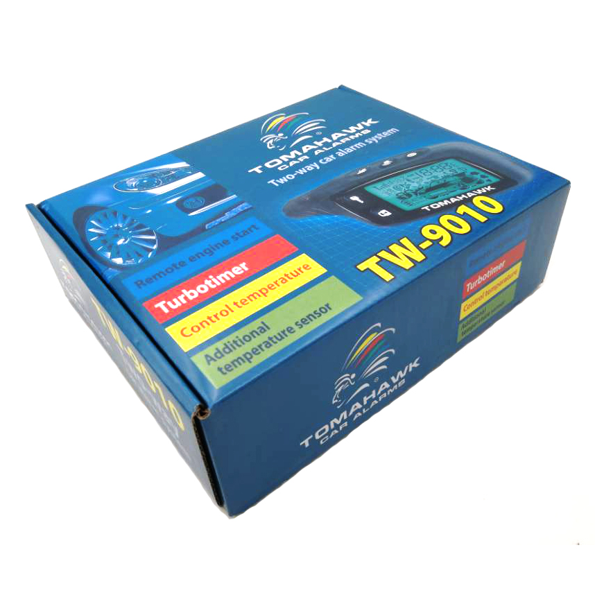 ALARMA AUTO CU PAGER TOMAHAWK TW 9010 SISTEM DE SECURITATE CU PORNIRE ...