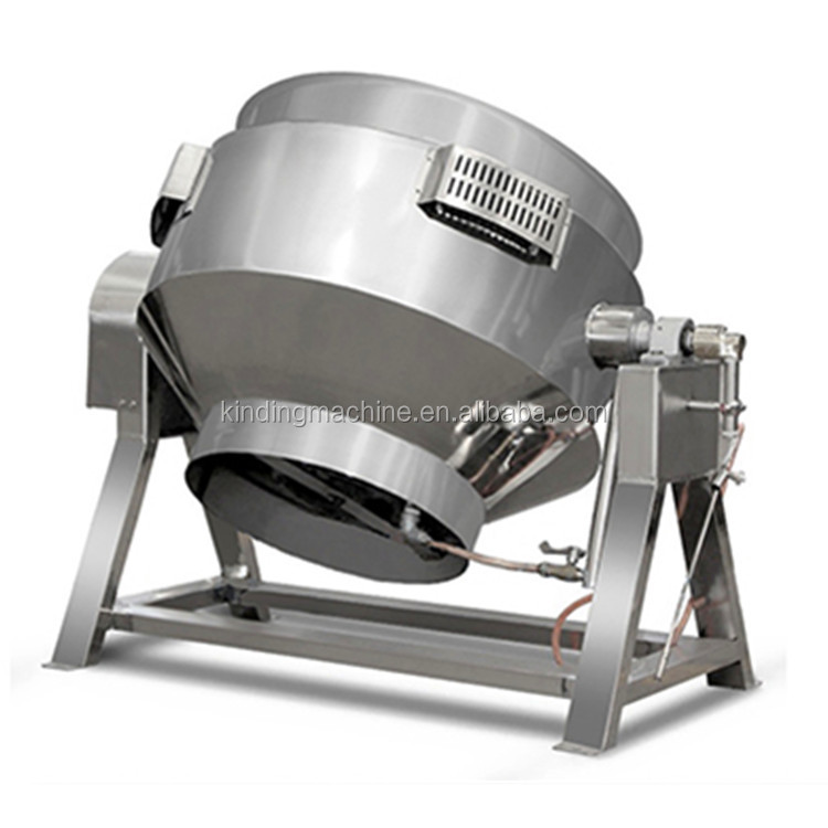 Gas Steam Electric heating stainless steel gas heating jacketed kettle for food cook