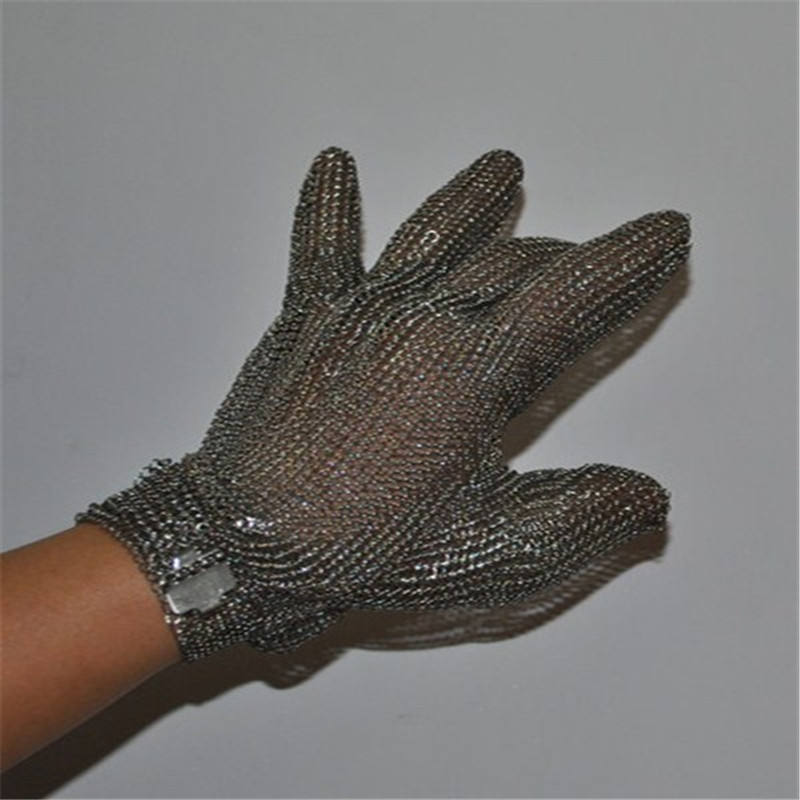 gant cotte de maille boucher pas cher