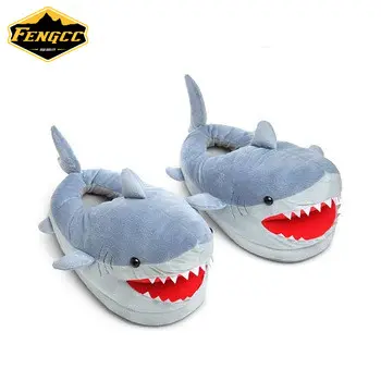 kids shark slippers