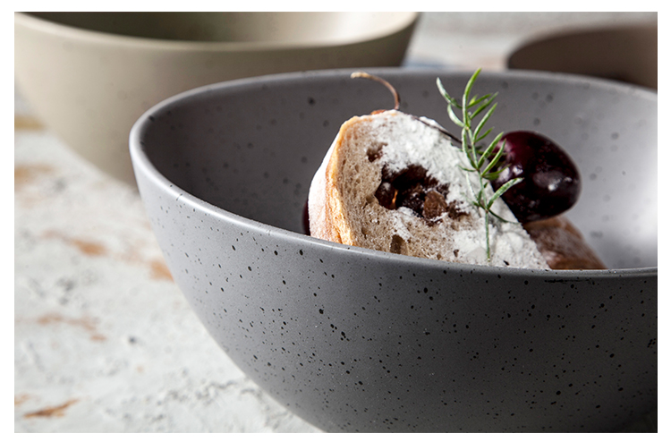 Restaurant Catering Buffet 23oz Slanted Porcelain Fancy Salad Bowl